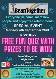Bean Together - Monday 4th September 1 - 3 pm